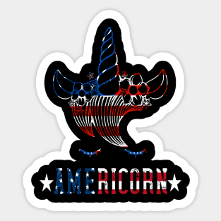 americorn 4th of july celebration.. Sticker